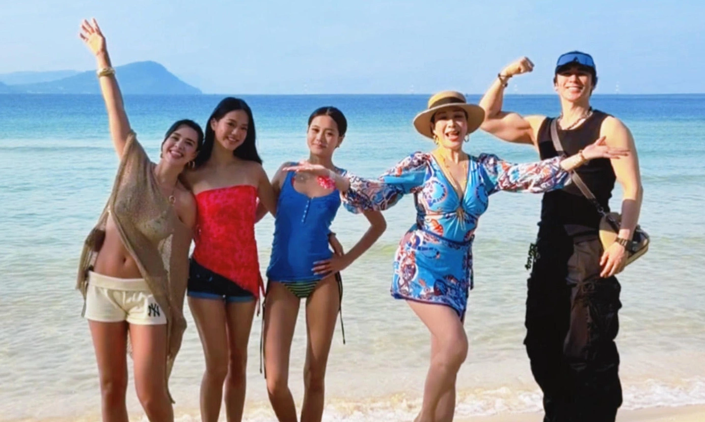 Christy Chung and family celebrate Tet in Vietnam