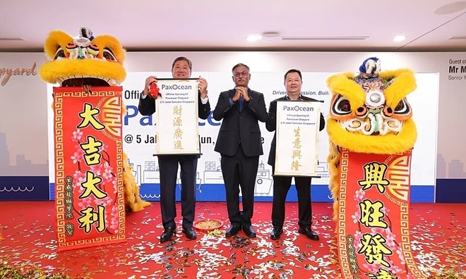 Pax Ocean opens USD 157 million shipyard in Singapore