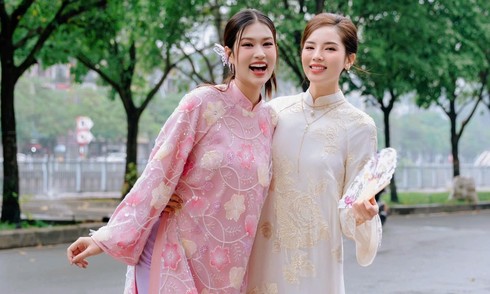 Matching fashion of Ky Duyen, Doan Thien An