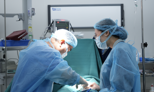 Correcting a congenital genital defect in a young boy