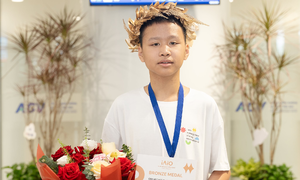 8th grade student ranks among top 5 in practical exam at World AI Olympiad