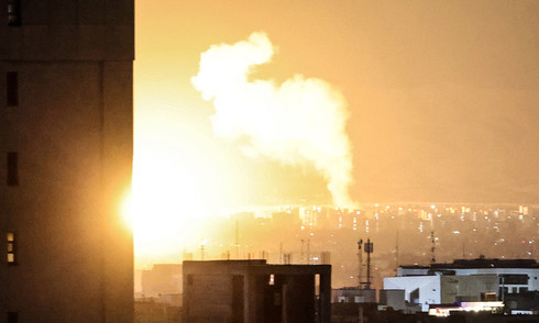 A night 'thick with explosions' for Tehran residents