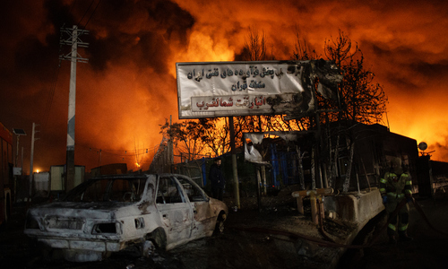 Apocalyptic scenes as Israel attacks Iranian oil facilities