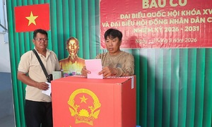 Elections on Hon Khoai and Hon Chuoi islands