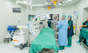 Liver fluke parasitic in a woman's bile duct