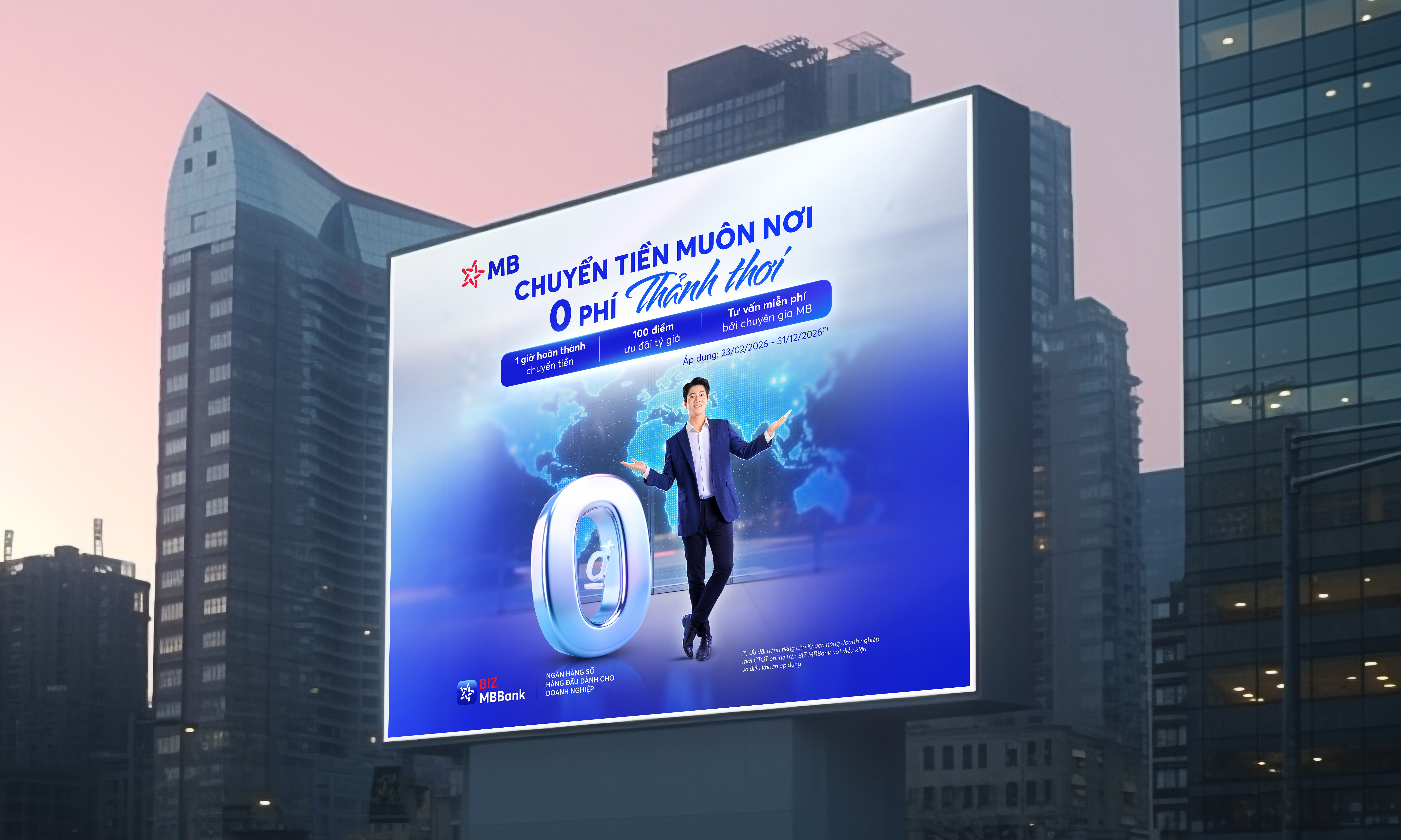 MB offers free international money transfers for import-export businesses on BIZ MBBank