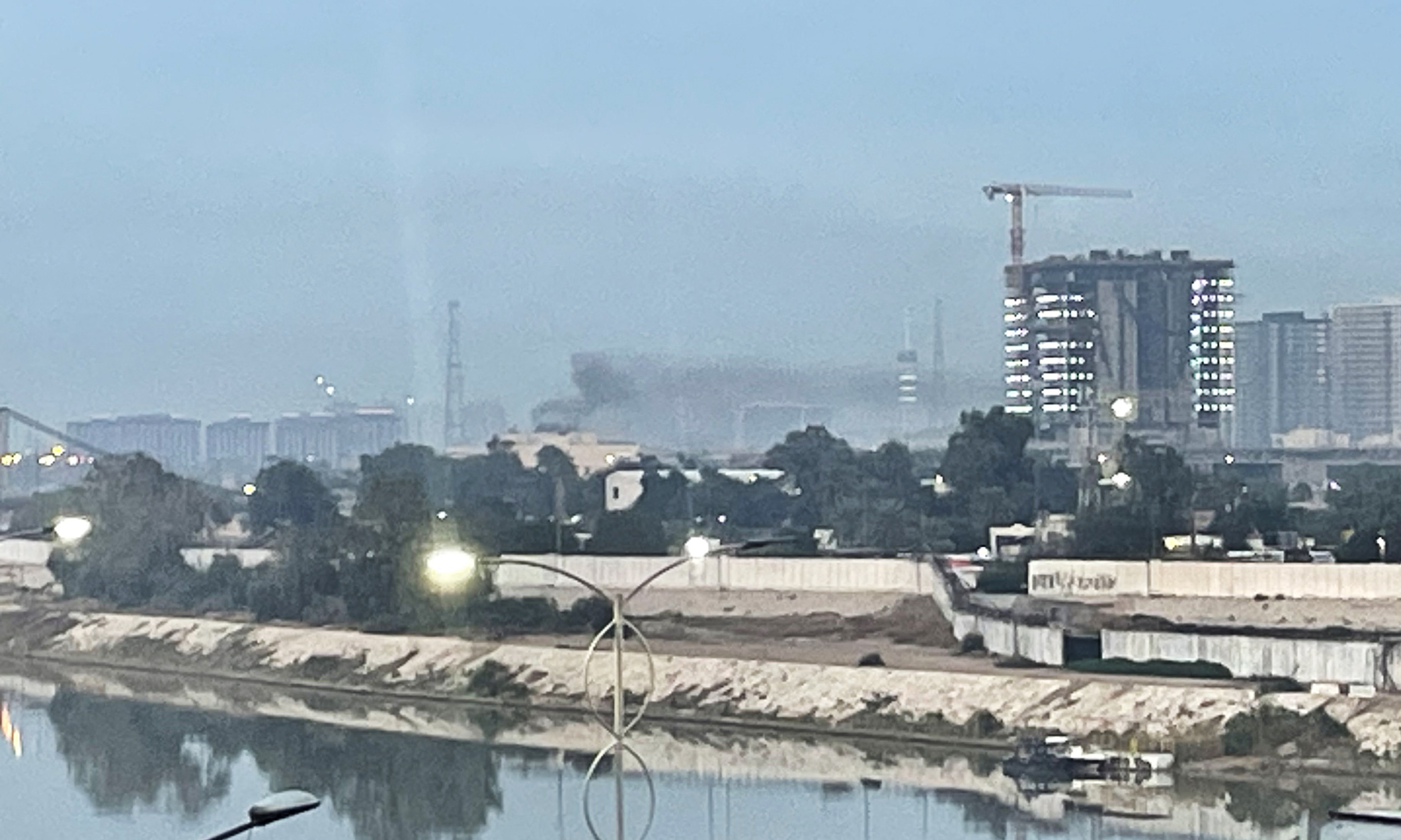 US embassy in Iraq 'hit by rocket'