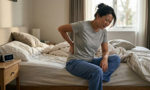 Why back pain in the morning?