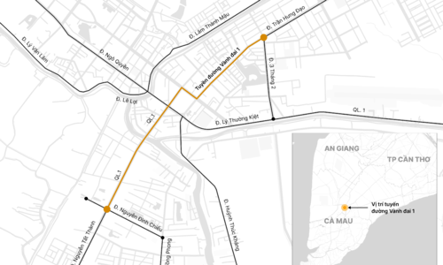 Ca Mau to build ring road costing over 2,300 billion dong through three wards
