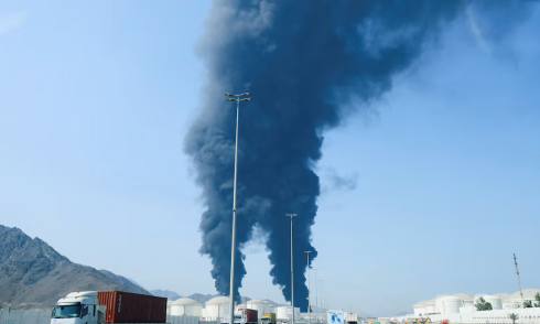 Important UAE oil port halts operations