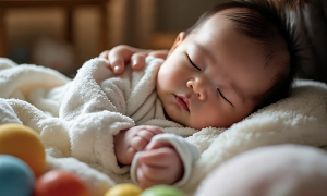 Why do newborns often have eye discharge?