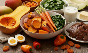 Seven essential nutrients for healthy vision