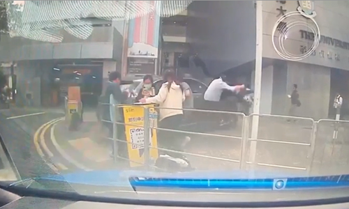 75-year-old driver mistakes accelerator for brake, car hits eight pedestrians on sidewalk