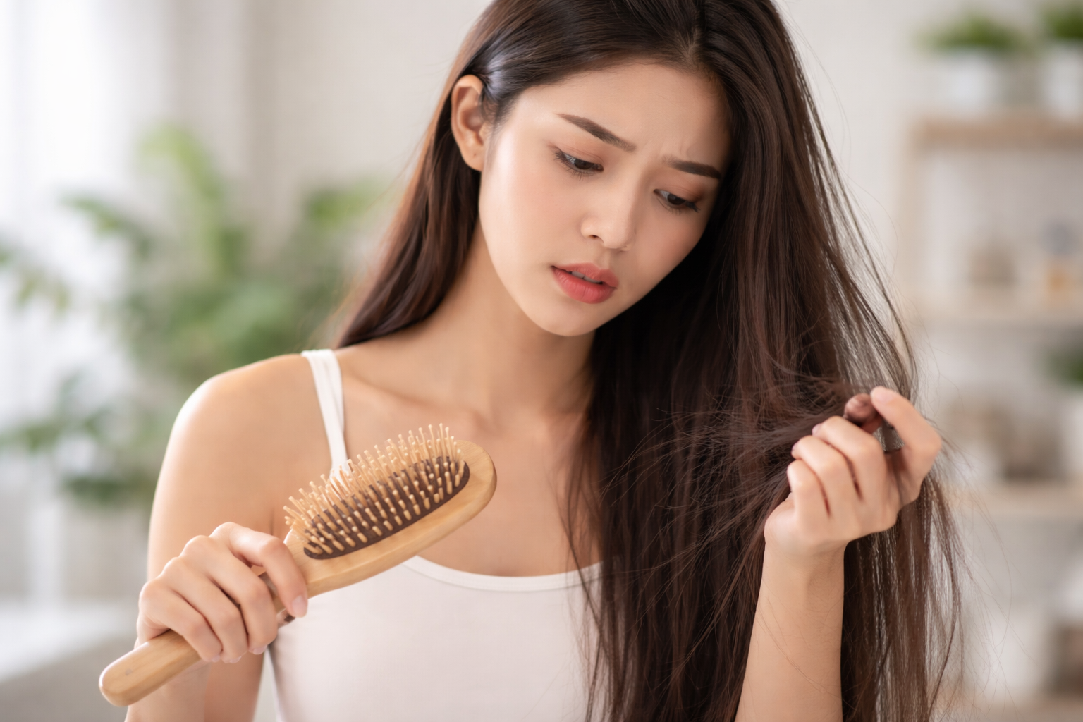 Hormonal imbalance in women can cause hair loss
