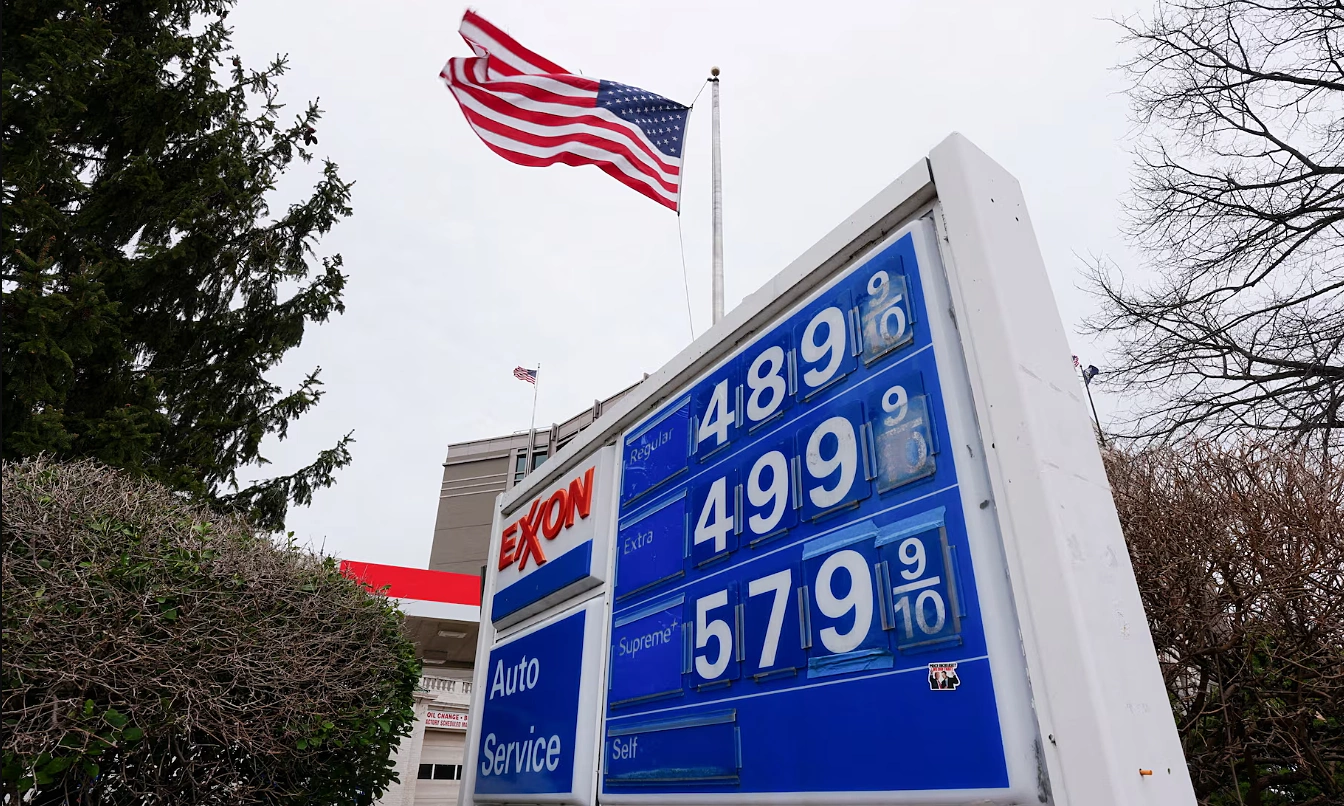 Gasoline prices in the US hit a nearly 3-year high