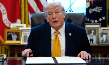 Trump declares U.S. 'needs no help'