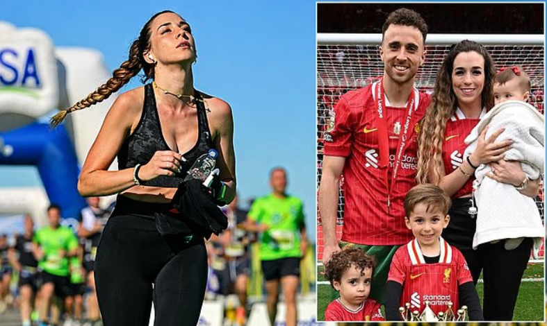 Wife runs 10 km in memory of Diogo Jota