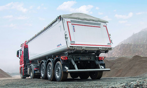 Schmitz Cargobull unveils new aluminum body for tipper trailers