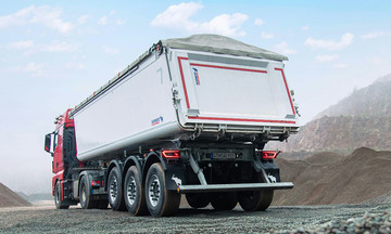 Schmitz Cargobull unveils new aluminum body for tipper trailers