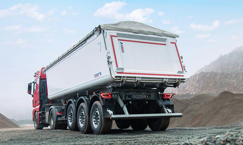 Schmitz Cargobull unveils new aluminum body for tipper trailers