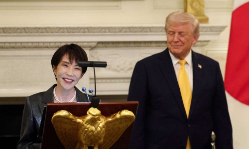 Japanese prime minister praises Barron Trump, noting resemblance to his father