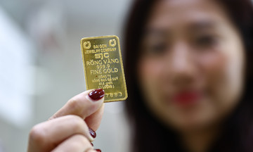 Gold bar prices drop by over 5 million VND per tael
