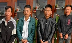 Four arrested after traffic collision leads to brawl