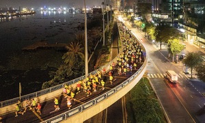 Ho Chi Minh City night race course ensures clear space for 13,000 participants