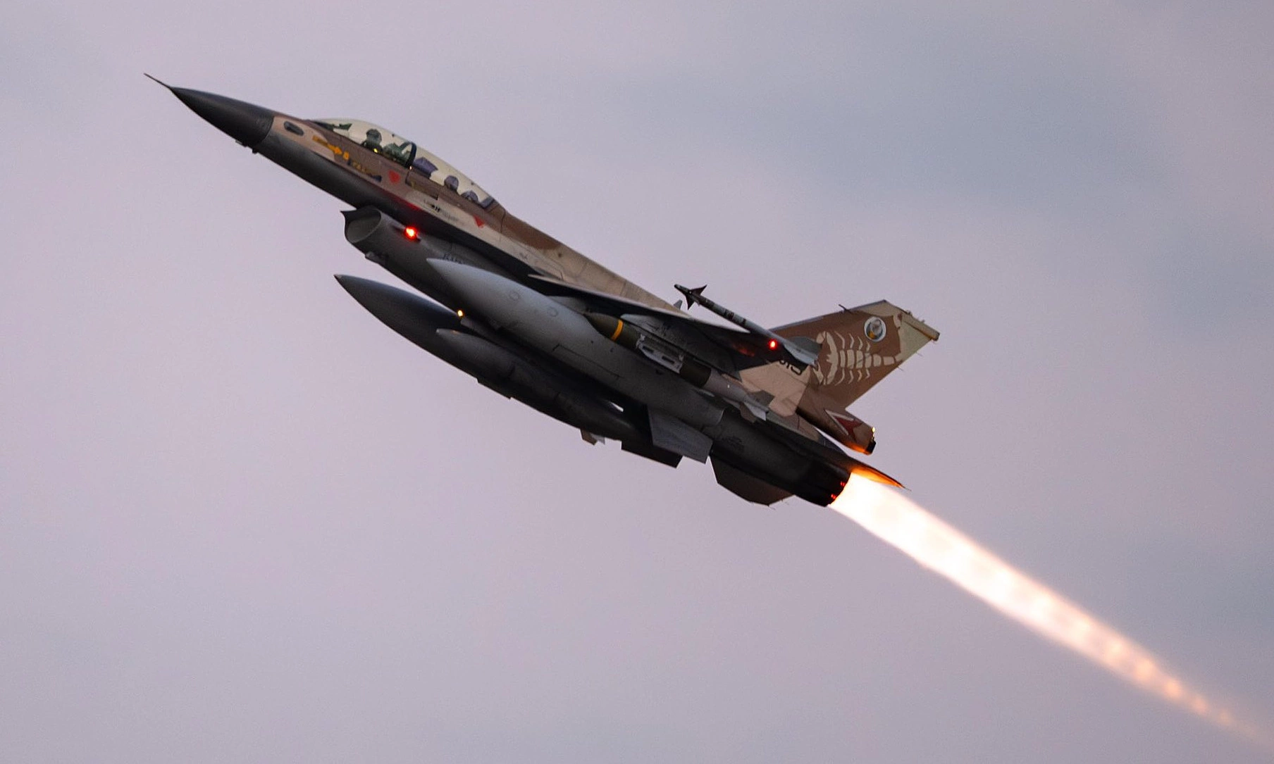 Israeli fighter jet targeted by Iranian missile