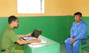 Son kills father defending mother