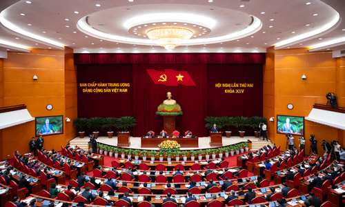 Opening session of the 14th Central Committee's 2nd conference