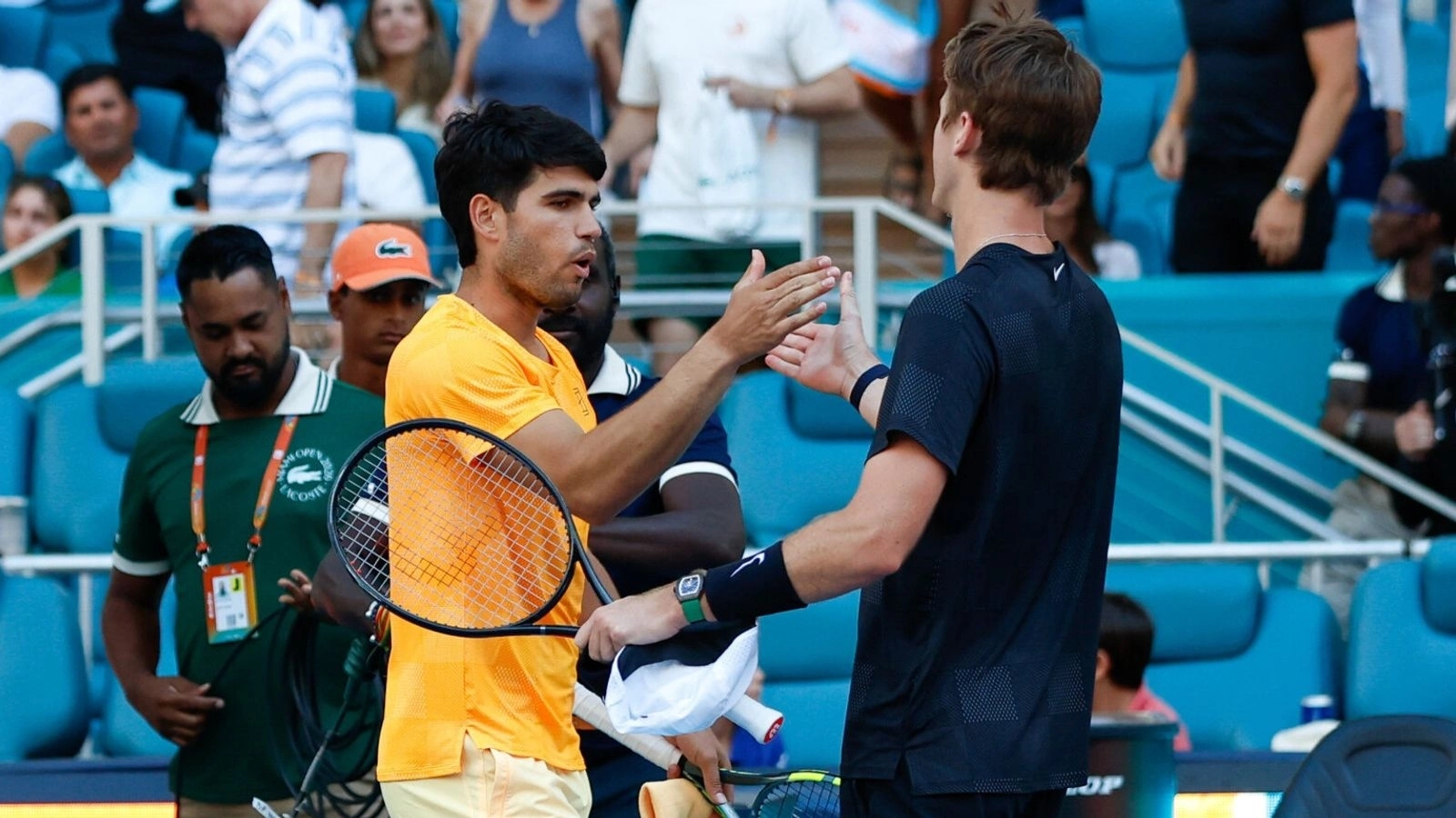 Controversy over opponents always playing exceptionally against Alcaraz