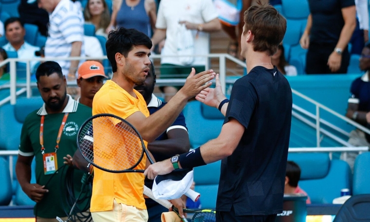 Controversy over opponents always playing exceptionally against Alcaraz