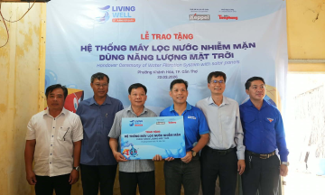 Can Tho receives two new saline water treatment systems