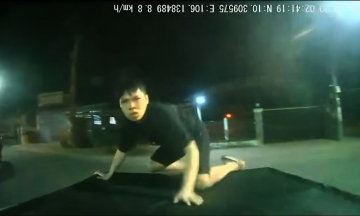 Many people chase and smash car due to 'misunderstanding'