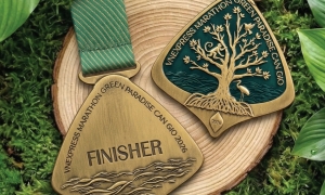 Mangrove forests, sea waves featured on VM Green Paradise Can Gio medal