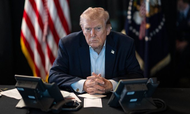 Donald Trump's conflicting statements on the Iran conflict