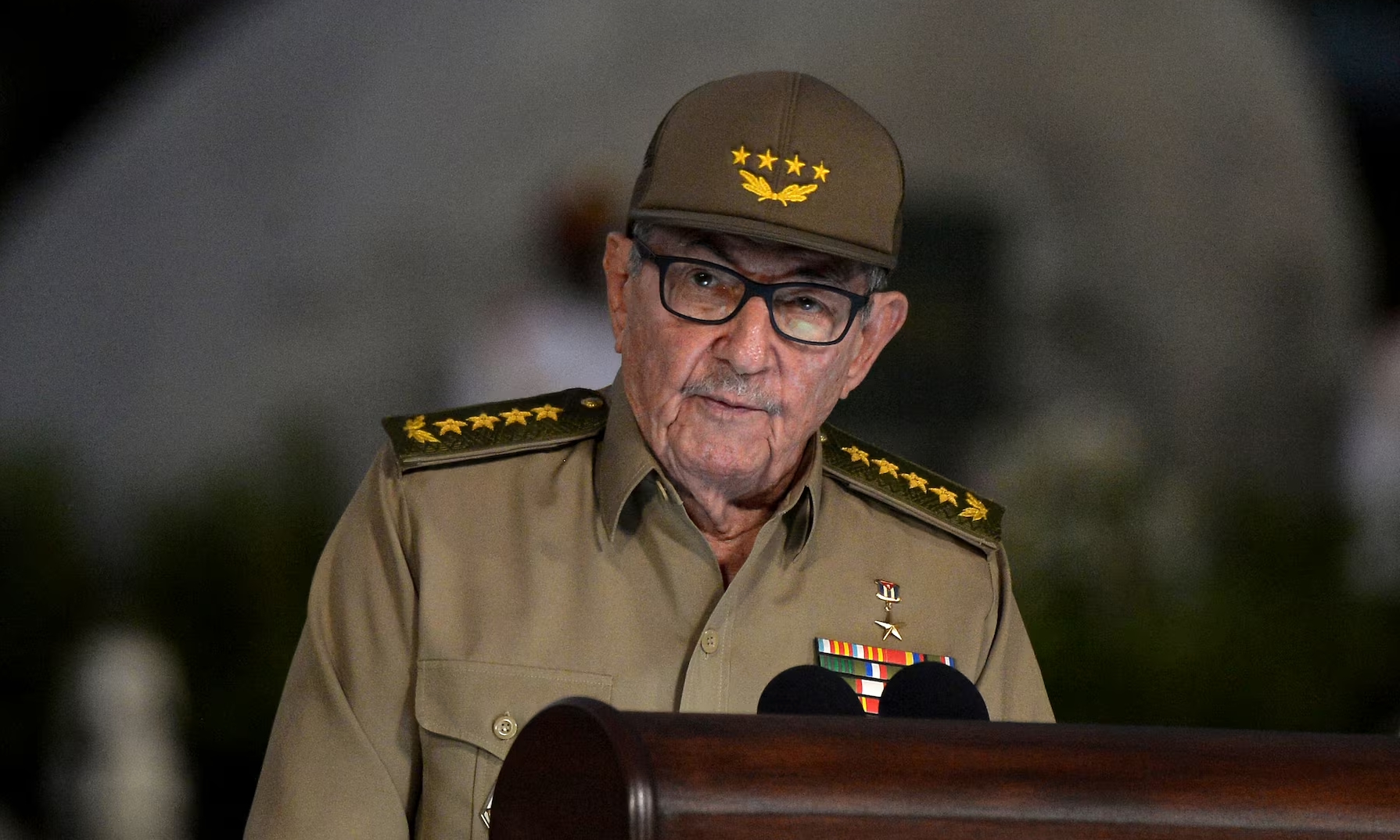 Former Cuban president Raul Castro participates in negotiations with the US