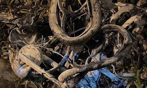 Train collision kills two