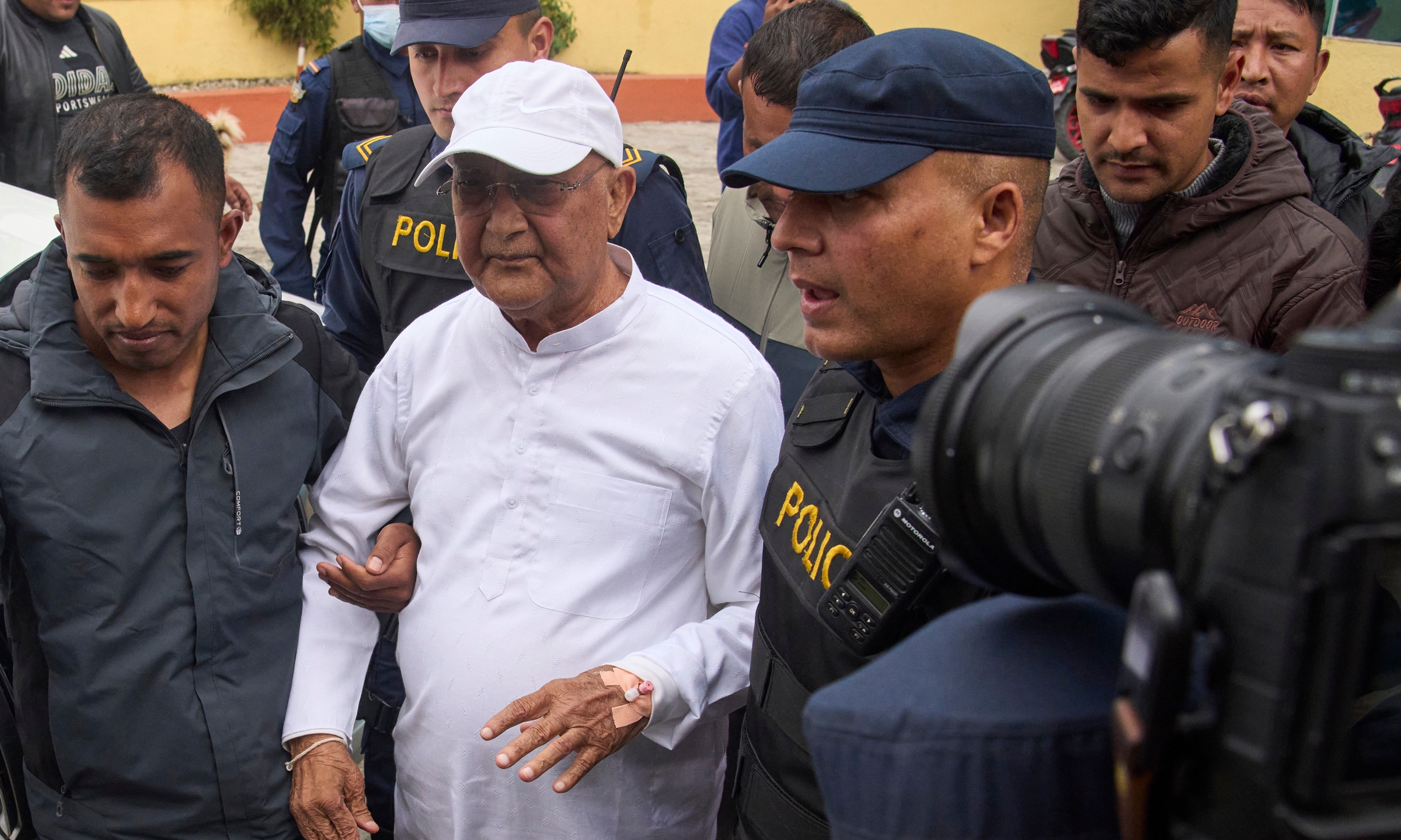 Nepal police arrest former prime minister overthrown amid protests