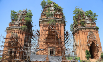 How an over 800-year-old Cham tower is being restored