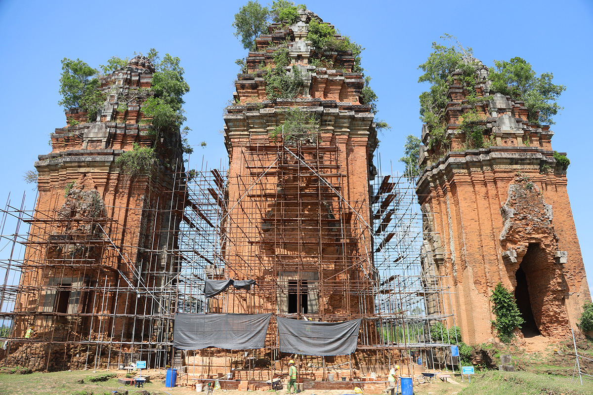 How an over 800-year-old Cham tower is being restored