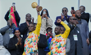 Senegal celebrates African championship in Paris