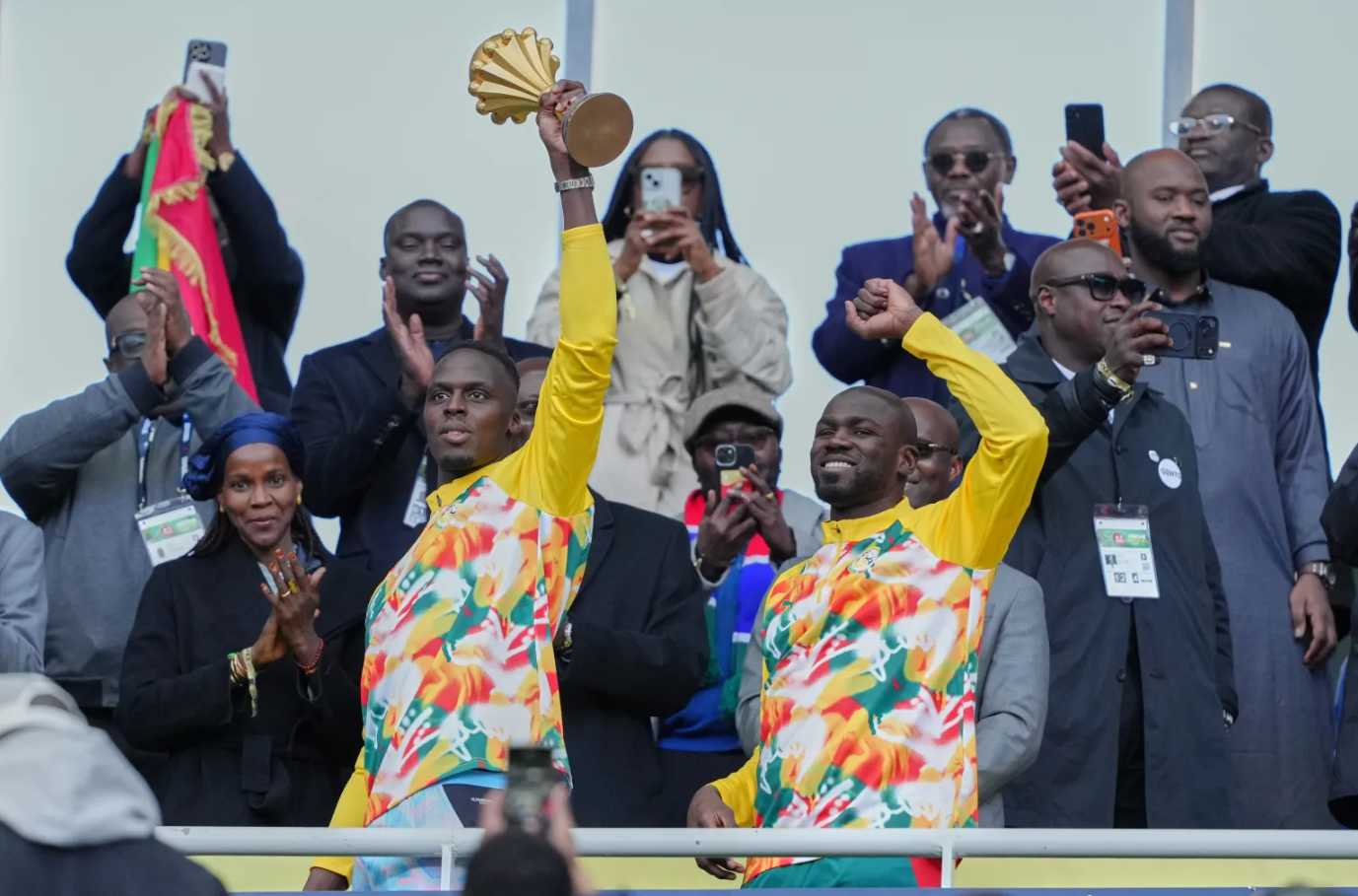 Senegal celebrates African championship in Paris