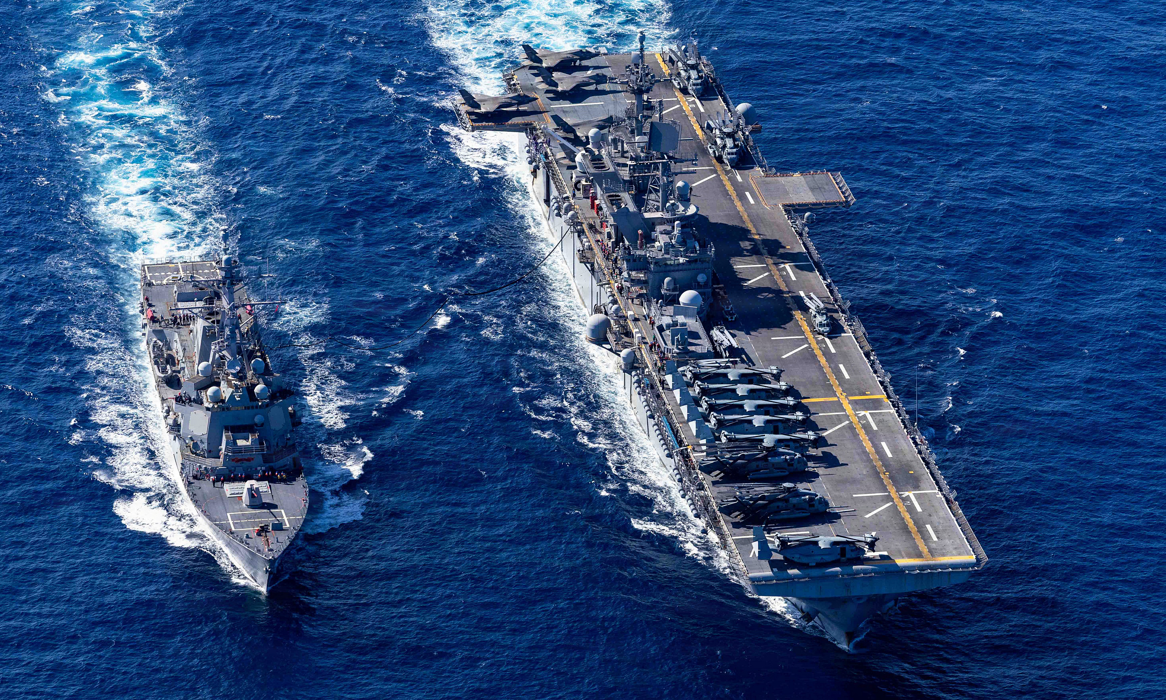 First US amphibious ready group arrives in Middle East