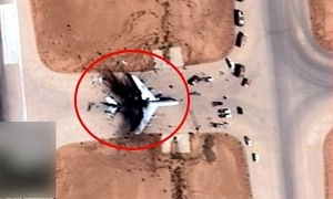 Iran publishes satellite images of damaged US 'eye in the sky' aircraft after attack