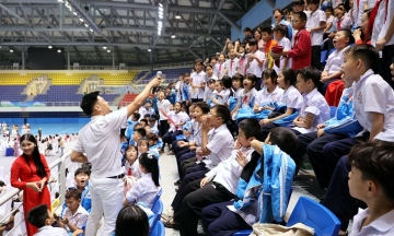 Students from six provinces and cities compete in traffic safety skills