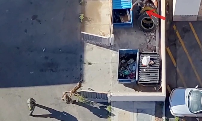 US police use drone to track violent assault suspect