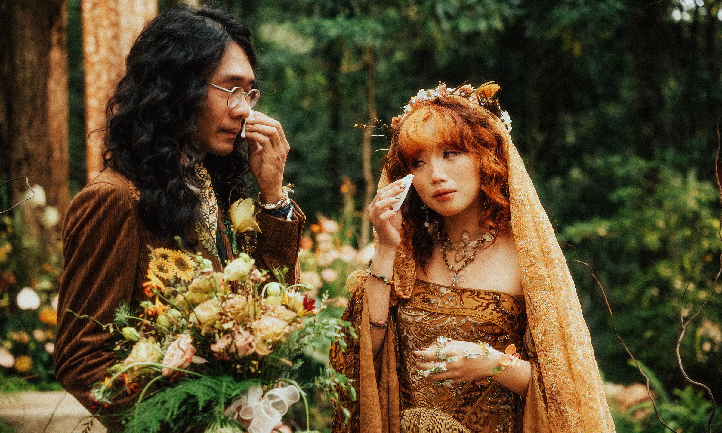 A fairytale wedding in Da Lat's pine forest