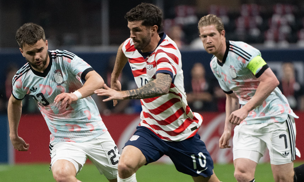 US player blames jersey color after heavy loss to Belgium